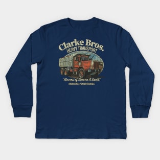 Clarke Bros. Heavy Transport 1959 Kids Long Sleeve T-Shirt